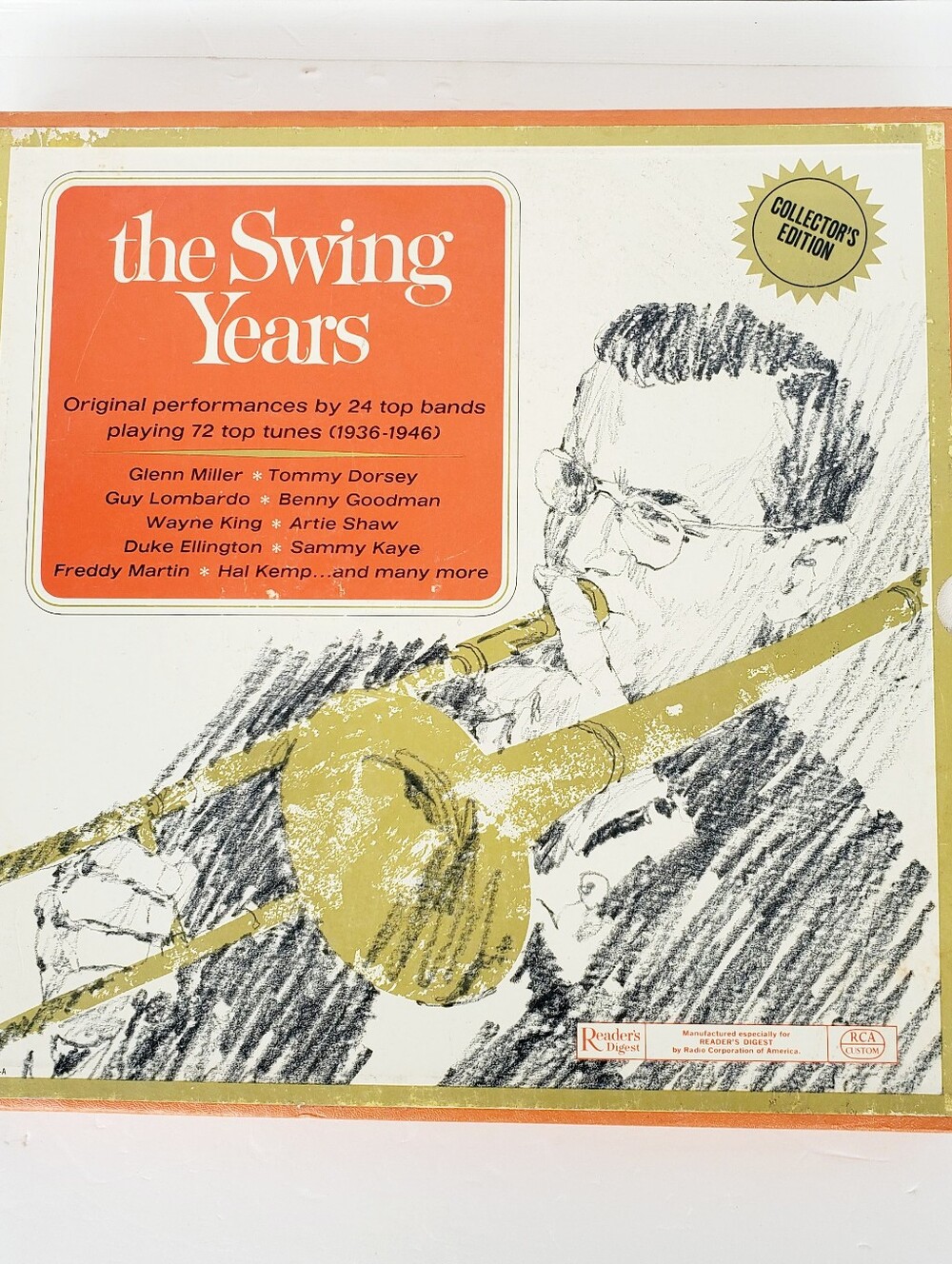 THE SWING YEARS 6 Record Set 72 Top Tunes 1936-46 Miller Dorsey Goodman Shaw RCA
